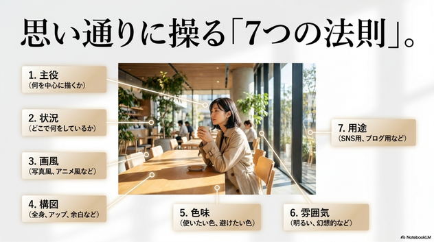 AIアートのプロンプトに入れるべき7つの要素