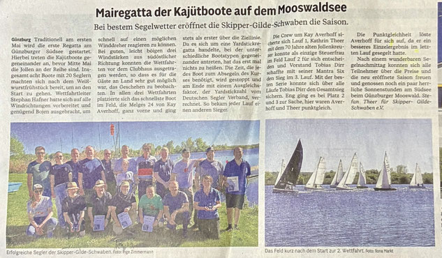 Unsere erste Regatta der Saison 2026