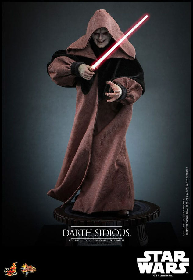 Darth Sidious ( Emperor )1/6 Star Wars Movie Masterpiece Actionfigur 29cm Hot Toys