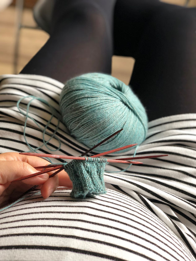 Babysöckchen aus Schachenmayr Regia Premium Merino Yak