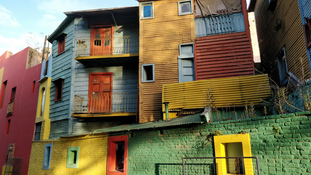 les maisons bariolées de Caminito