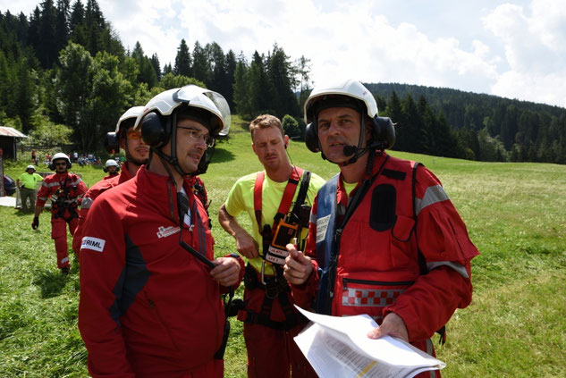 OBI Georg Crepaz war als Flughelfer im Einsatz