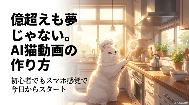 AI猫動画の作り方｜初心者でもできるAIショート動画制作と収益化の始め方