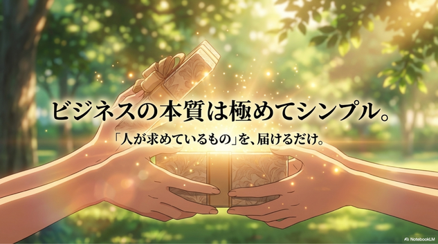 ビジネスの本質はとてもシンプル