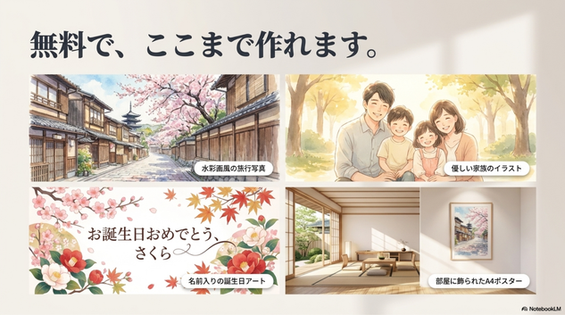 無料AIアート講座でできること