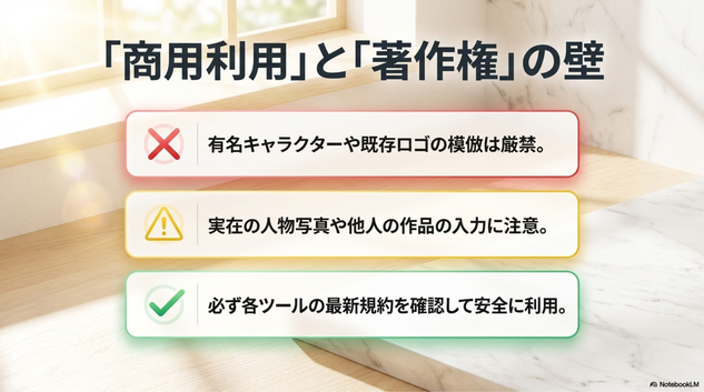商用利用と著作権の注意点