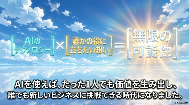 AIで「誰かの役に立つ」