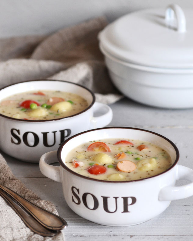 Cremige Gnocchisuppe Thermomix