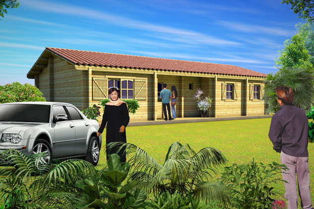 chalet en kit 104 m²