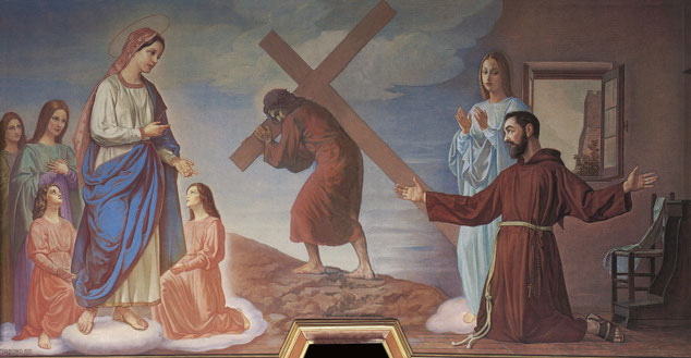 Amedeo Trivisonno Apparizione della Madonna del Monte a Padre Pio Campobasso 15 agosto 1905