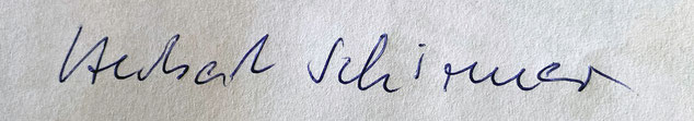 Autograph Herbert Schirmer Autogramm