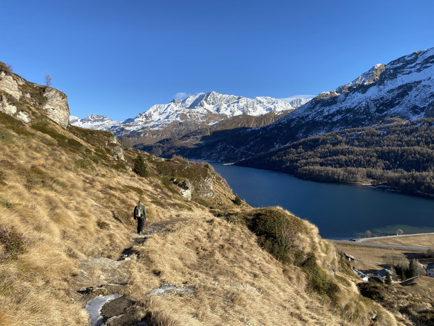 Schöner Herbst im Engadin