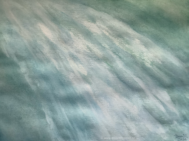 Wasserfall (24 x 32 cm)
