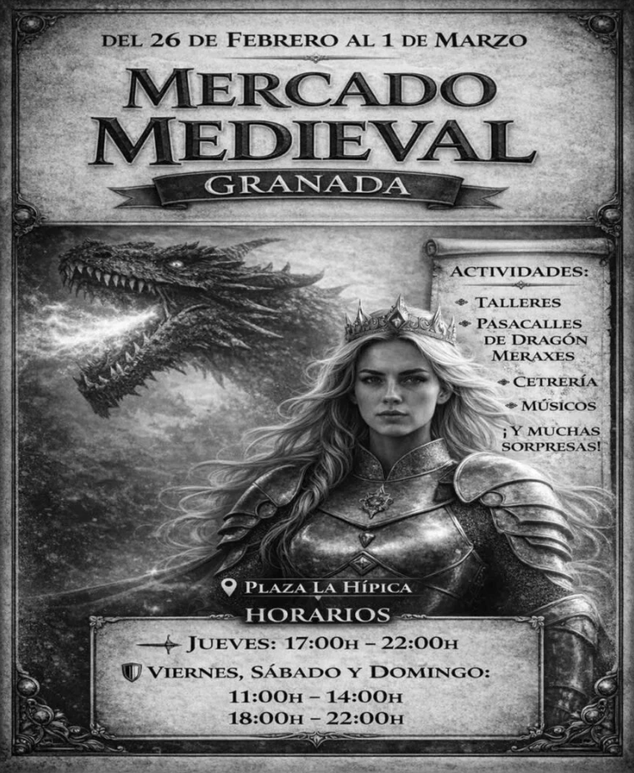 Horarios del Mercado Medieval de Granada