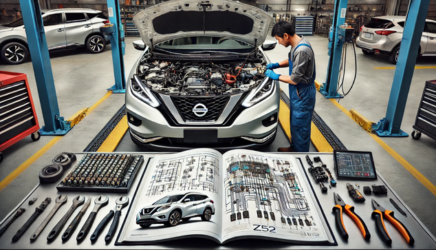 Nissan Murano Z52 2014-2024 Hybrid Electrical Wiring Diagram