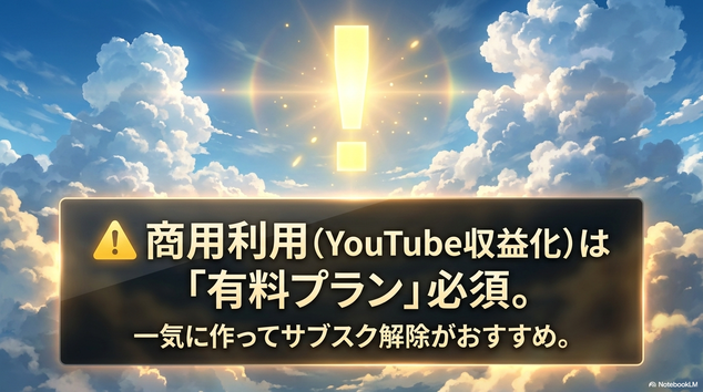 結論：商用利用するなら有料推奨です