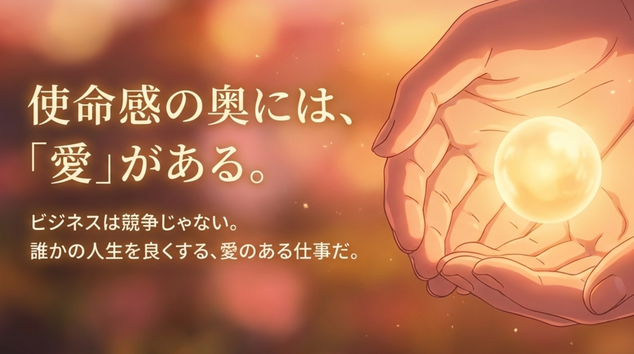 使命感の中には「愛」がある
