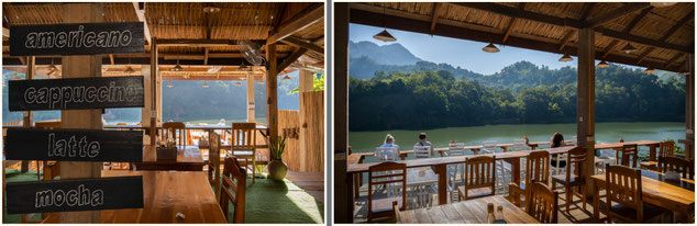 SaRa Cafe mit Aussicht über den Nam Ou River