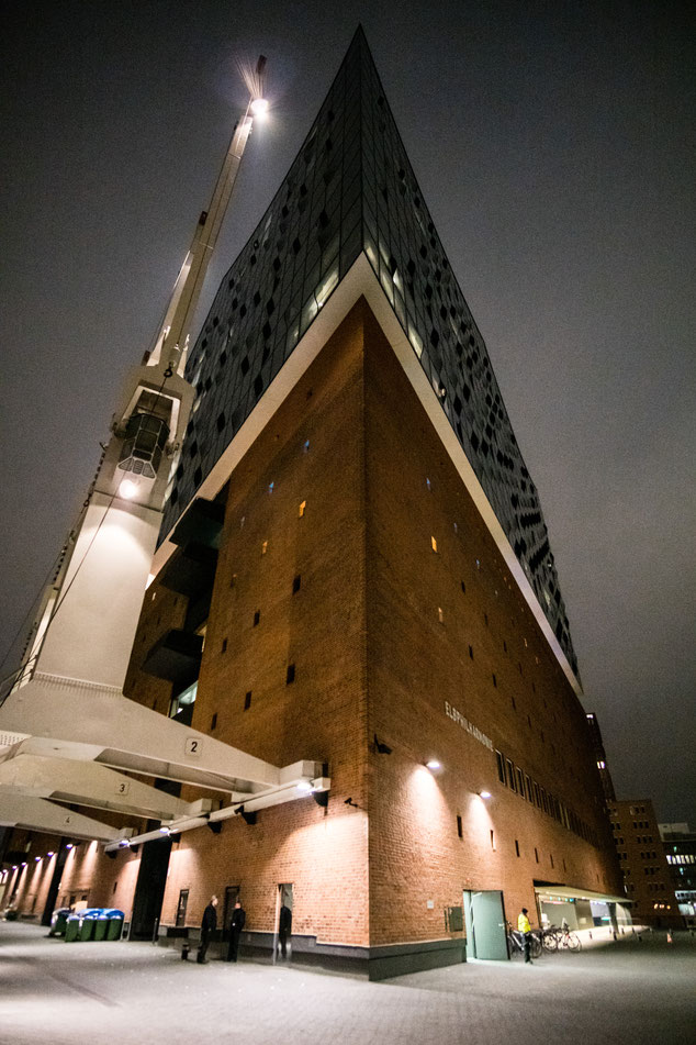 Elbphilharmonie in Hamburg at night