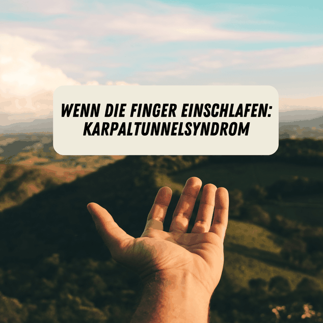 Finger einschlafen warum