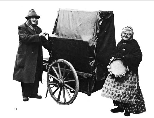 Het orgeldraaiersechtpaar Antonio Fusco en Giuseppina Capocci dat omstreeks 1906 in Pietertstraat 5 woonde.
