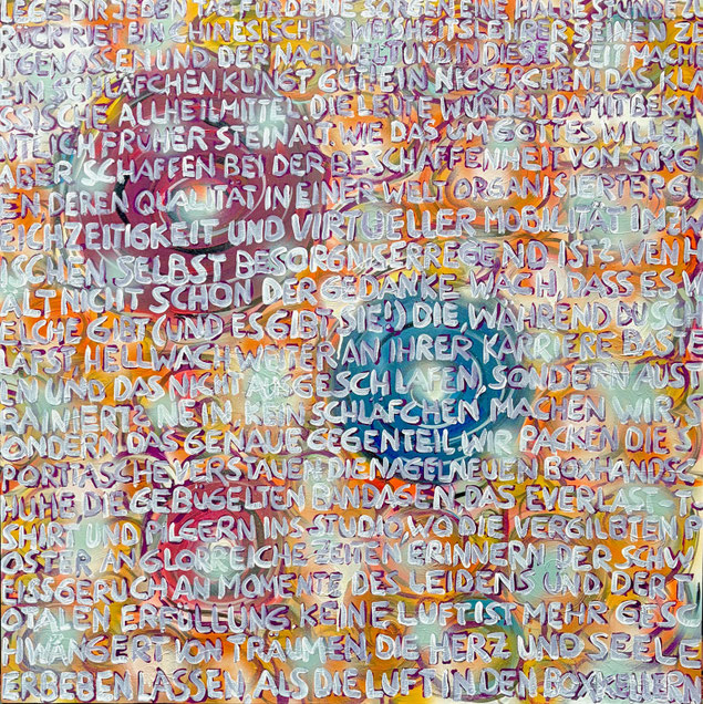 Everlast, 100x100 cm, Acryl auf Leinwand, 400 Franken