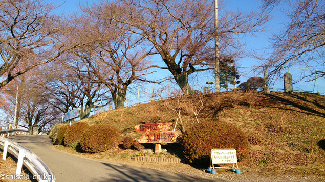 吹上藩陣屋は坂を上った高台にあった。現在は栃木市立吹上中学校。
