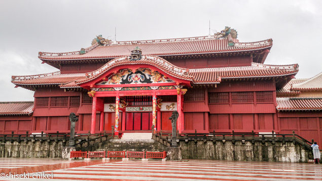 2014年2月13日撮影　首里城正殿