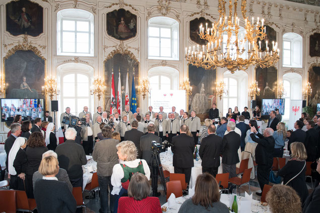 20. Februar 2018: Feierliche Ehrenzeichenverleihung des Landes Tirol, Riesensaal der Kaiserliche Hofburg/Innsbruck