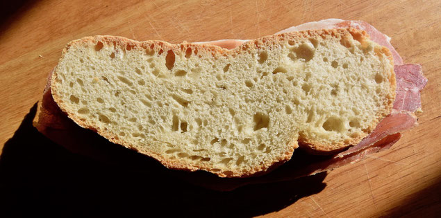 bread, pane, prosciutto, Toscana, Tuscany