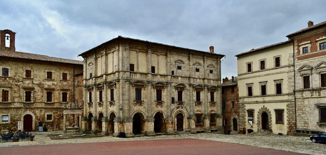 Palazzo Tarugi, piazza Grande, Montepulciano, Val di Chiana, Siena, Toscana, Tuscany