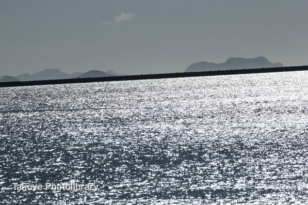 沖縄写真　銀の海　慶良間諸島