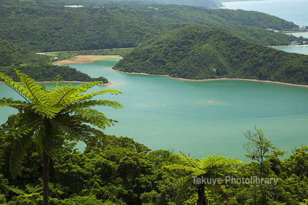 塩屋湾　六田原展望台からの眺め　沖縄の風景