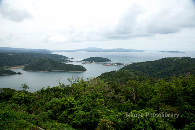 沖縄写真　六田原展望台　沖縄八景　塩屋湾　沖縄の風景