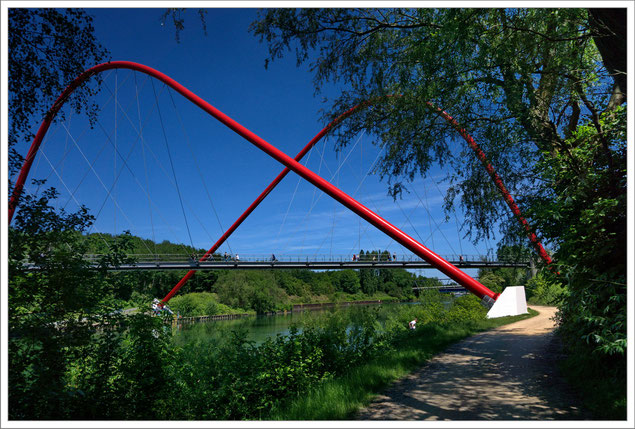Doppelbogenbrücke am Nordsternpark, Gelsenkirchen