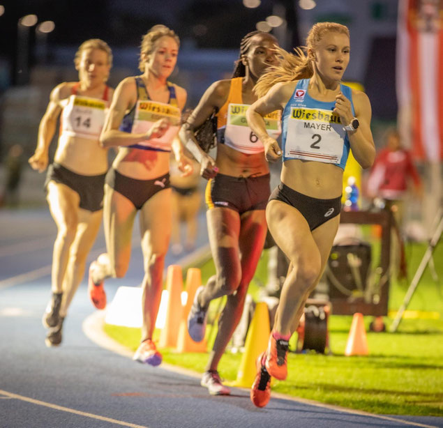 Julia Mayer wien Dsg Österreich Austrian Athletics Staatsmeisterin 10.000 meter bahn Eisenstadt Nicole Egger Schweiz Sandrina Illes Gitonga Purity 