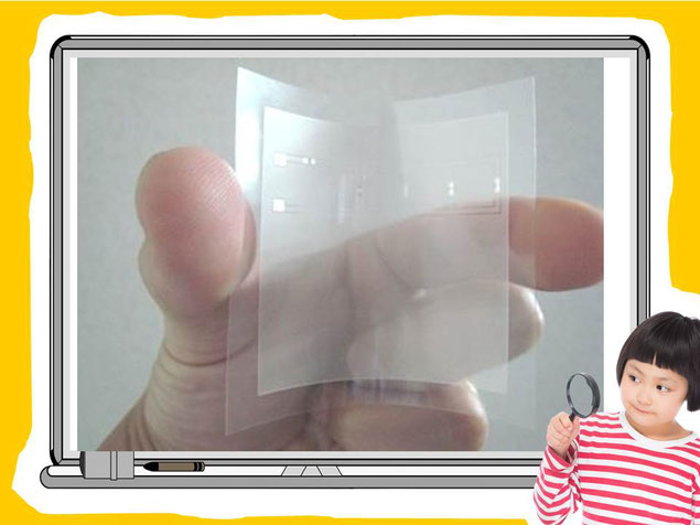 透明フレキシブル基板は、低抵抗、高耐熱な透明なプリント配線板です