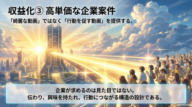  企業案件   ・PR動画 ・紹介動画  👉 単価が高い