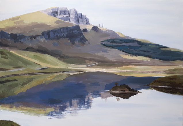 Skye. Acryl. 70 x 100 cm. 