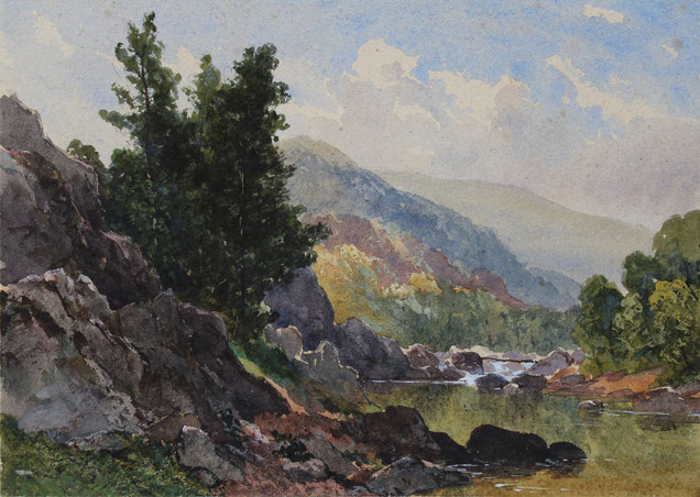 Karl Lang Archiv Büsingen Thomas Burton Watkin Forster TBWF Aquarell watercolor