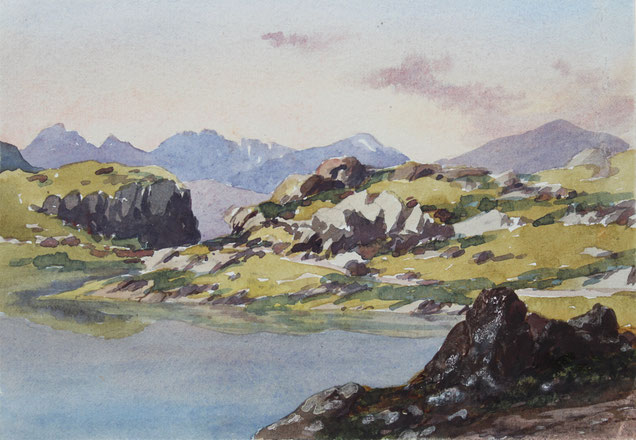 Thomas Burton Watkin Forster Karl Lang Archiv Büsingen Aquarell watercolor