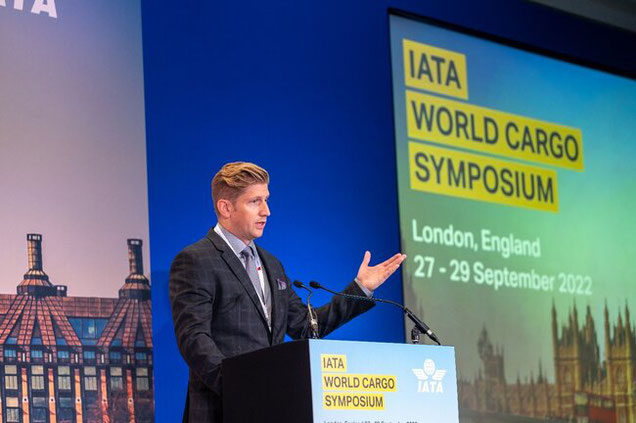 IATA Cargo’s Brendan Sullivan praised the latest achievements of the industry and encouraged its members to take on the new challenges – photo: IATA