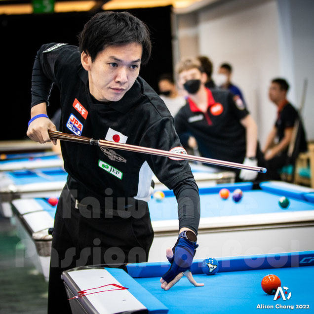 Masato Yoshioka　© 2022 Taiwanese Passion for Pool / Alison Chang