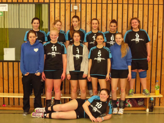 Mannschaftsfoto der zweiten Damenmannschaft des SV Vorgebirge Saison 2015/16