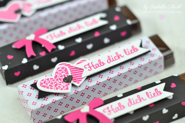 Aufgepeppte Schokoriegel Fur Den Valentinstag Kreativ Verliebt