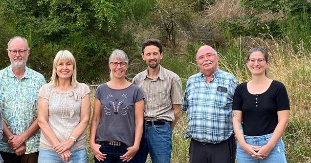 v.l.n.r. Michael Gerhard, Anne Stamm, Christine Meyer-Cords, Rudolf Hillen, Dietmar Hartmann, Sarah Hanuschik