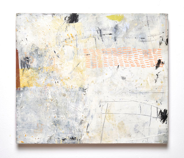 untitled, acrylic & drawing media on 1/8" baltic birch, 18"x 21", 2021. $1,200