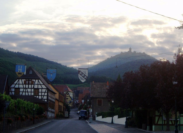 Orschwiller, vue sur le Haut-Koenigsburg