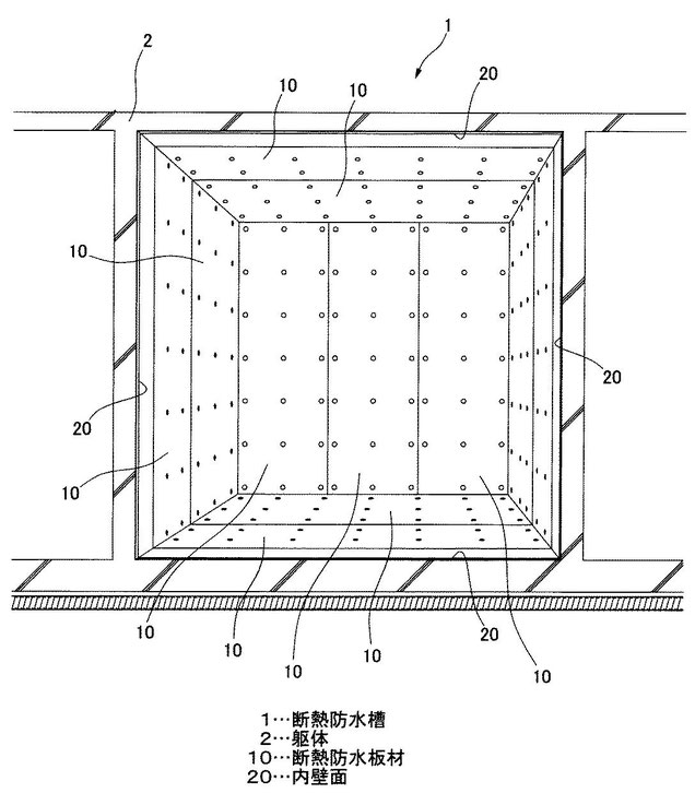 新倉技研の特許の紹介/断熱防水槽