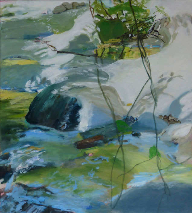 fiume Nr.3 2013 100 x 90 cm Öl / Leinwand